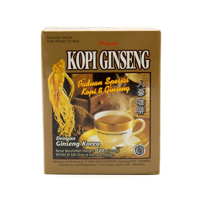 GINSENG KOFFIE 1X6 ZAK 20 GR