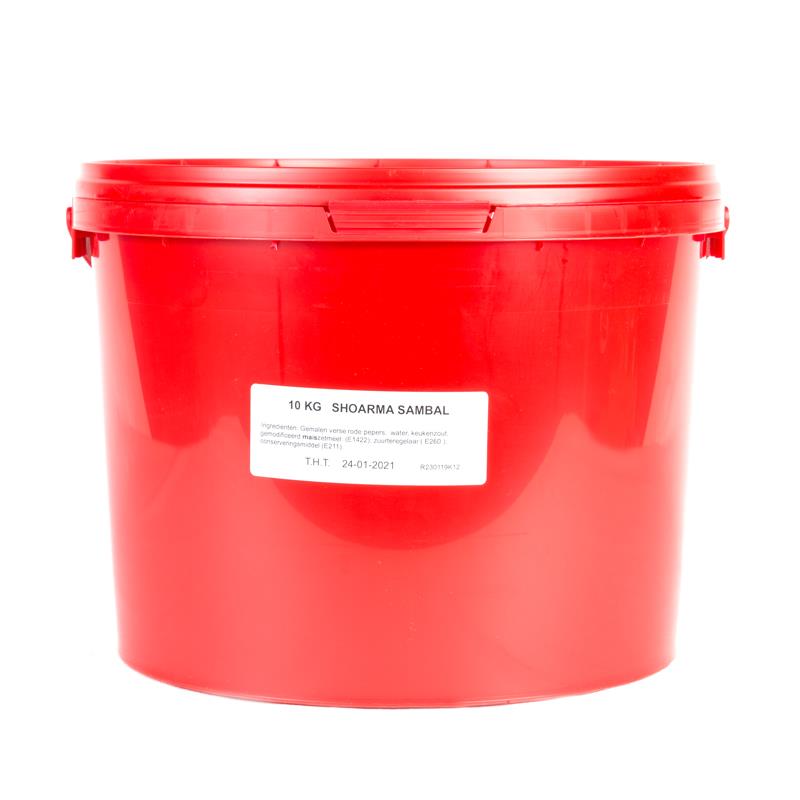 SAMBAL OELEK PASTA 10 KG.