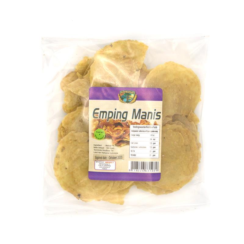 EMPING MANIS 150 GR RAUW 25x