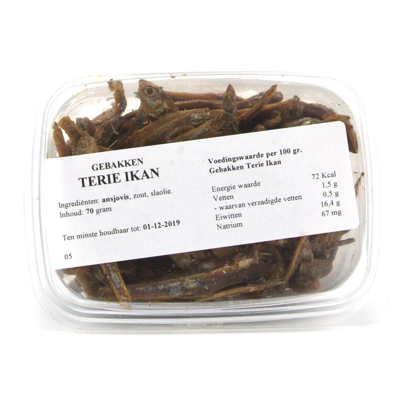 TERIE VIS 70 gr GEBAKKEN