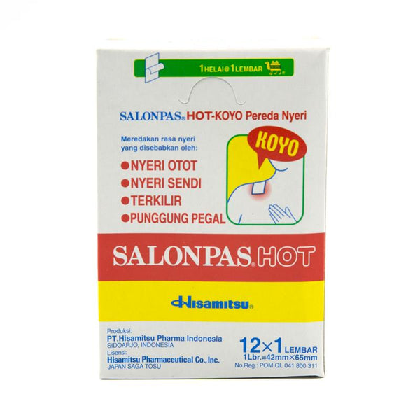 SALONPAS PLEISTER HOT (10x12pk)