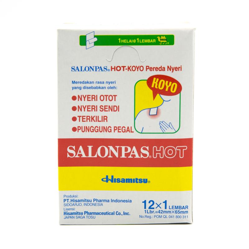 SALONPAS PLEISTER HOT (10x12pk)